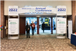 Entry to AC Convention Center Hall C with event logo banners
