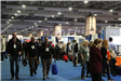 Busy day in the exhibit hall