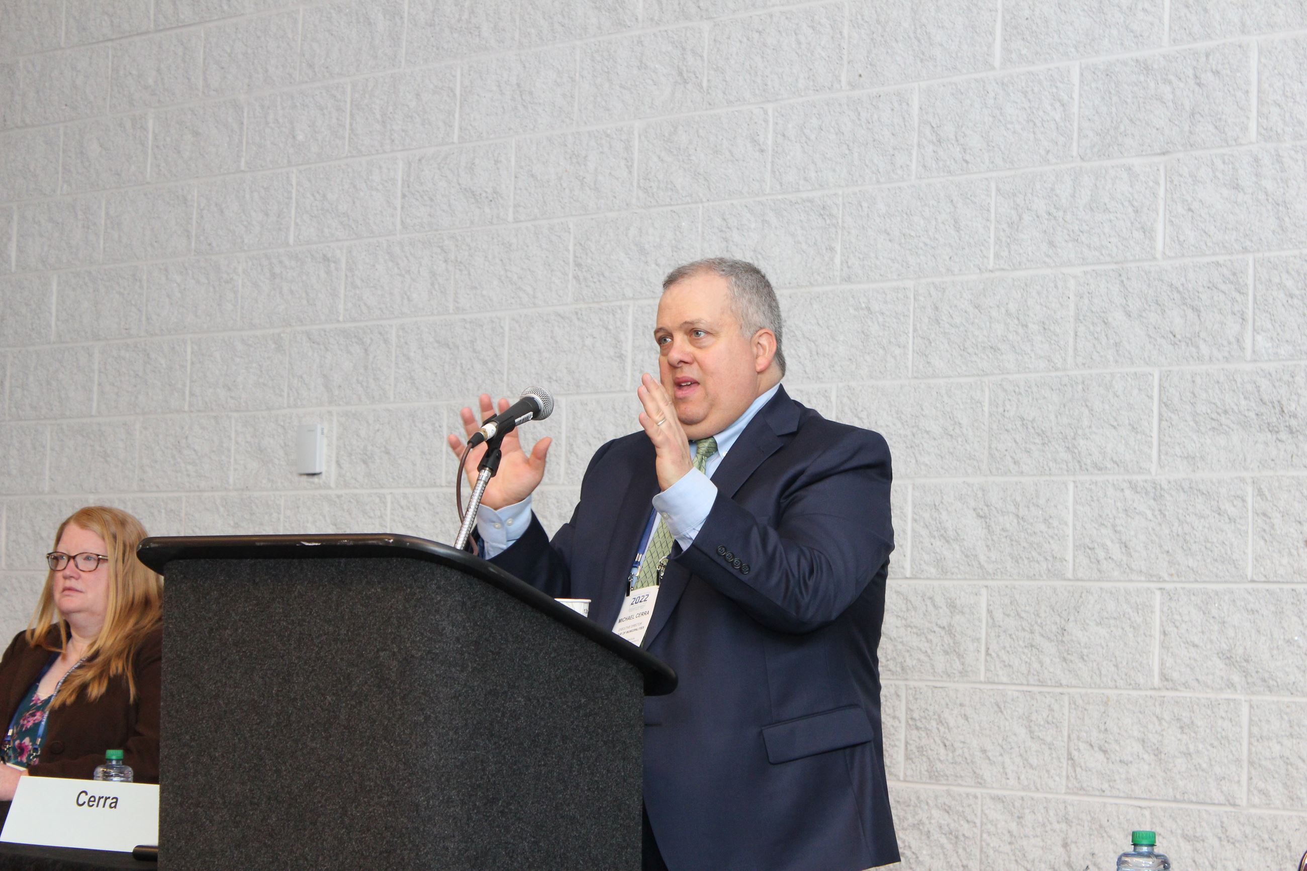 Orientation session NJLM Executive Director Mike Cerra speaking