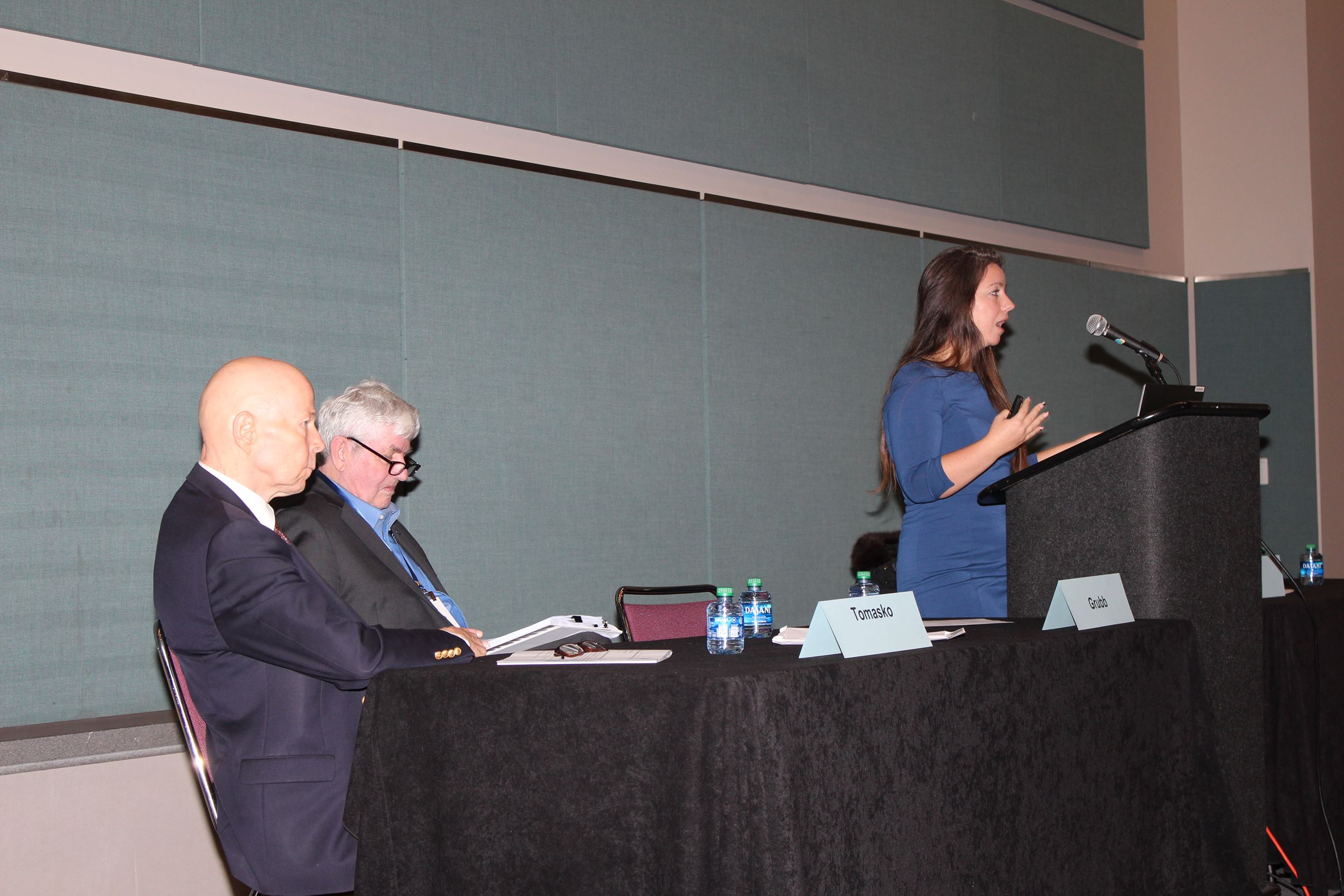 ocal Officials Ethics Act session Paul Tomasko, David Grubb, Jacquelyn Suarez speaking