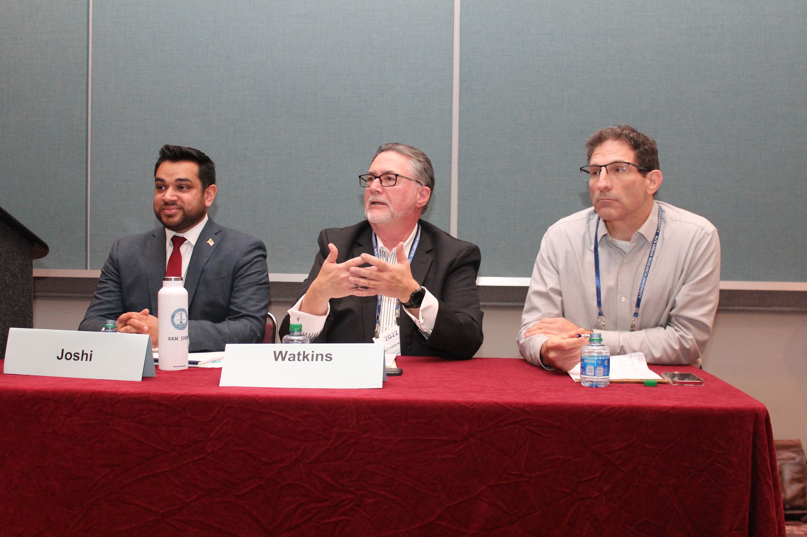 Future of Municipal Work session Sam Joshi, Matt U. Watkins, Abe Zakhem