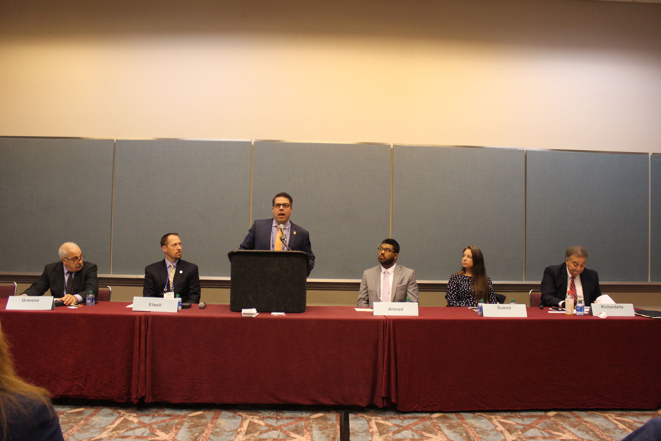 Future of Volunteer EMS & Fire session Granese, Elwell, Smith, Ahmad, Suarez, Richardella